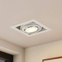 Arcchio Spotlight Recessed /'Yasna/' dimmable (Modern) in White Made of Metal for e.g. Living Room & Dining Room (1 Light Source, GU10) from high-Voltage Spotlight, Spotlight, recessed Light, Ceiling