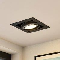 Arcchio Yasna recessed light, 1-bulb, black