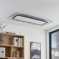Lindby Khai LED ceiling light step dim 120 x 50 cm