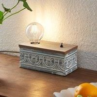 Lindby Mella table lamp with vintage character