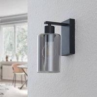 Lindby Emavi wall light with smoked glass