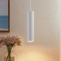 Prios Neliyah hanging light, round, white, 1-bulb