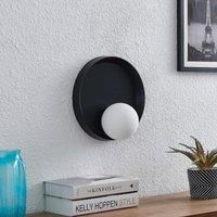 Lucande Wall Light /'Andelina/' dimmable (Design) in Black Made of Metal for e.g. Living Room & Dining Room (1 Light Source, G9) from Wall Lighting, Wall lamp