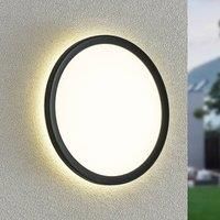 Prios Pavin outdoor wall light, house number set