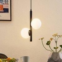 Lucande Ceiling Light /'Emarin/' dimmable (Modern) in Black Made of Metal for e.g. Living Room & Dining Room (2 Light Sources, G9) from Pendant Lighting, lamp, Hanging lamp, lamp, Ceiling lamp