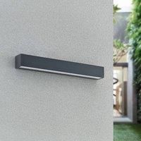 Arcchio Lengo LED wall lamp 50cm 1-bulb graphite