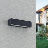 Arcchio Lengo LED wall lamp 25 cm 1-bulb graphite
