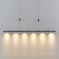 Lucande Stakato hanging light 6-bulb 140 cm long