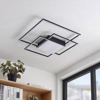 Lindby Nelinka - LED ceiling light, black