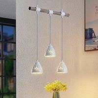 Lindby Pimana pendant lamp, three-bulb
