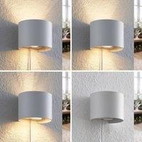 Arcchio Wall Light /'Zuzana/' dimmable (Modern) in White Made of Aluminium for e.g. Living Room & Dining Room (1 Light Source, G9) from Wall Lighting, Wall lamp