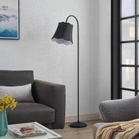 Lucande Binta floor lamp, vintage, black