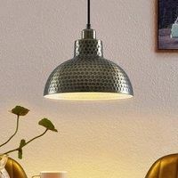 Lindby Zelotta pendant lamp, 1-bulb, antique brass