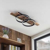 Lindby Sentoa LED ceiling light, two-bulb