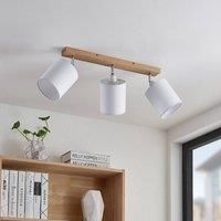 Lindby Imarin ceiling spotlight, 3-bulb, white