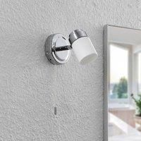 Lindby Alimari wall light, chrome