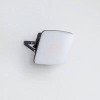 PRIOS LED Outdoor Wall Light /'Kaison/' (Modern) in Silver Made of Aluminium (1 Light Source,) from Wall lamp for Exterior/Interior Walls, House, Terrace und Balcony