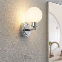 Lindby Zaniba wall light, chrome
