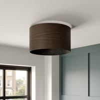 Envostar Veneer ceiling light smoked oak 40 cm