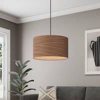 Envostar Envolight Veneer hanging light, walnut