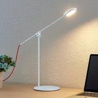 Prios Ihario LED table lamp CCT, dimmable, white