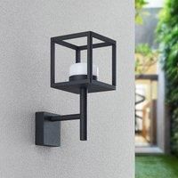 Lucande Timio outdoor wall lamp, uplight