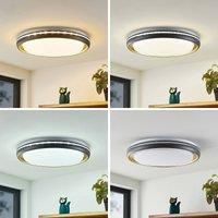 Lindby LED Ceiling Light /'Melchioris/' dimmable (Modern) in White for e.g. Living Room & Dining Room (1 Light Source,) from Ceiling lamp, lamp