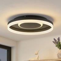 Lindby Felisha LED ceiling light RGBW black