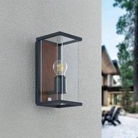 Lucande Elwin wall light, one-bulb, sensor