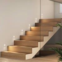 Arcchio Neru LED recessed light, round, white
