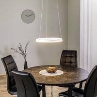 Arcchio Albiona LED pendant light, white, 40 cm