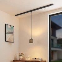 Arcchio Heleni track hanging light black 12cm