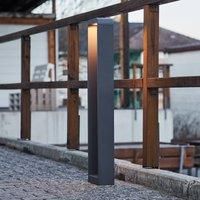 Lindby Emima LED path light aluminium 100 cm