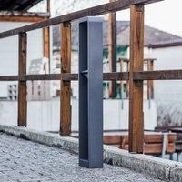 Lindby Darko LED path light aluminium 100 cm