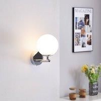 Arcchio Wall Light /'Maviris/' (Modern) in Silver Made of Metal for e.g. Bathroom (1 Light Source,) from Wall Lighting, Wall lamp
