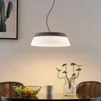 Lucande Jusanna LED hanging light, clear glass