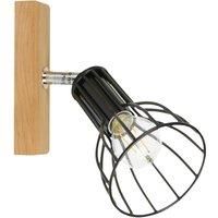 Envostar Envolight Aria wall light, oiled oak, 1-bulb