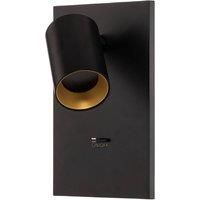 Arcchio Brinja spotlight, USB-C port, black