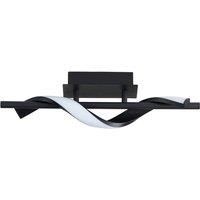 Lindby Munja LED wall light, steel, aluminium