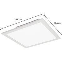 Lindby Kenma LED panel, CCT, 29.6 cm x 29.6 cm
