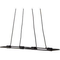 Lucande Tornike pendant light, four-bulb, iron
