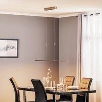 Rothfels Tolu LED pendant light, nickel, 118 cm