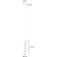 Arcchio Ejona track pendant white GU10 6/35 cm