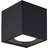 Prios Tetje outdoor light black angular 11.5 cm