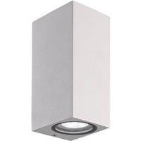 Prios Tetje outdoor light white angular 16 cm