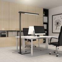 Arcchio Susi LED office floor lamp, sensor, black