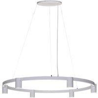 Arcchio Ceiling Light /'Brinja/' dimmable (Modern) in White Made of Aluminium for e.g. Living Room & Dining Room (6 Light Sources, GU10) from Pendant Lighting, lamp, Hanging lamp, lamp, Ceiling lamp