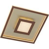 Lindby Pekela LED ceiling lamp, angular, 40 cm