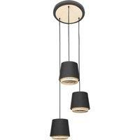 Lindby Ananya pendant light, circular, 3-bulb