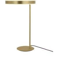 Lucande Yekta LED table lamp, stepdim, brass